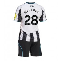 Newcastle United Joe Willock #28 Domáci Detský futbalový dres 2025-26 Krátky Rukáv (+ trenírky)